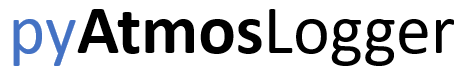 pyAtmosLogger 0.1 documentation - Home